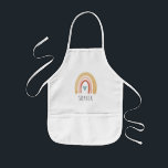 Tablier Enfant Filles mignonne Boho Aquarelle Arc-en-ciel et coeu<br><div class="desc">Ce joli tablier pour enfants en boho comporte une aquarelle arc-en-ciel et une illustration cardiaque et peut être personnalisé avec votre nom de filles. Idéal pour les petits jardiniers ou les enfants avide de pluie.</div>