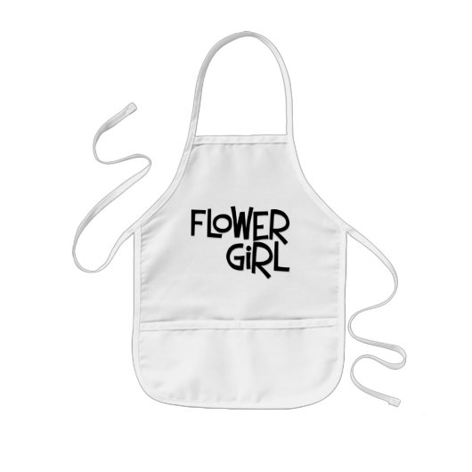 Tablier Enfant Fleur de Hipster (Devant)