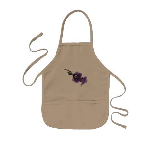 Tablier Enfant Fleur d'orchidée violette, Apron