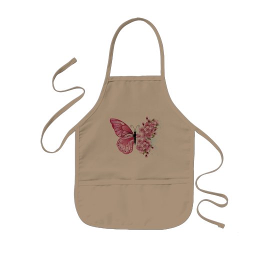 Tablier Enfant Flower Butterfly (Devant)