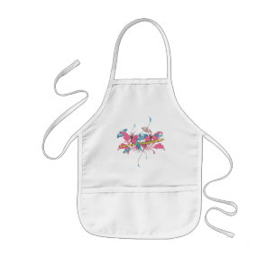Tablier Enfant Flûte papillon