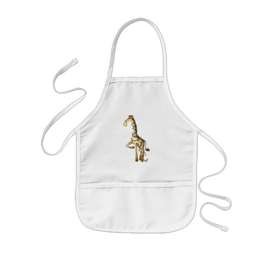Tablier Enfant Girafe brillante (Devant)