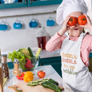 Tablier Enfant Gobble Gobble Jusqu'À Ce Que Vous Tournez   Thanks