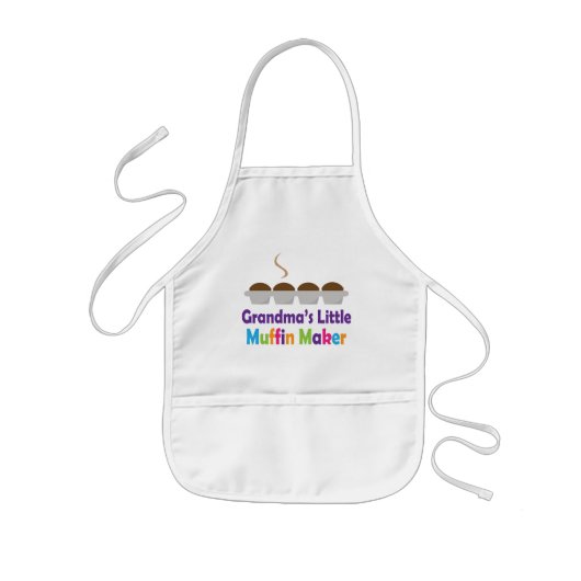 Tablier Enfant Grand-mamans peu de fabricant de petit pain (Devant)