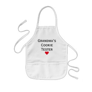 Tablier Enfant Grand-mère's Cookie Tester Grandkids' Apron