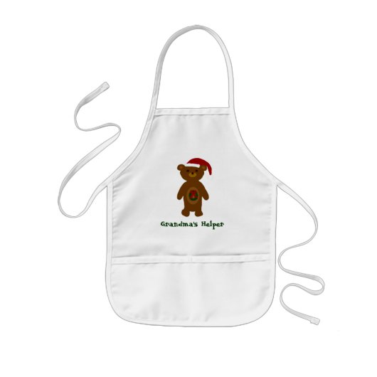 Tablier Enfant Grandma's Helper Christmas Apron - Kids' Apron (Devant)