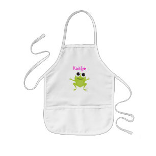 Tablier Enfant Grenouille mignonne