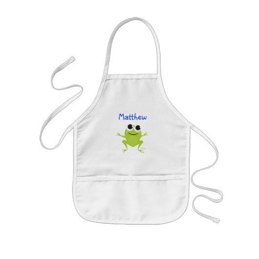 Tablier Enfant Grenouille mignonne (Devant)