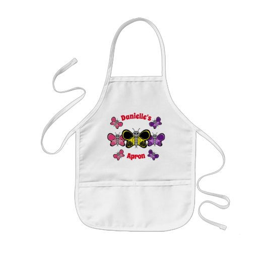 Tablier Enfant Happy Butterflies Apron pour enfants (Devant)