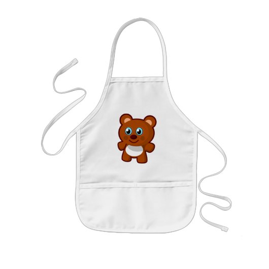 TABLIER ENFANT HEUREUX TEDDY BEAR (Devant)