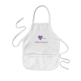 Tablier Enfant I Love My Bubbe et Zayde Apron