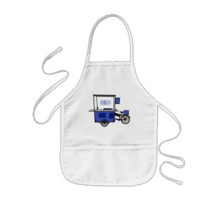Tablier Enfant Illustration de la charrette alimentaire