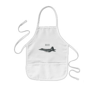 Tablier Enfant Illustration de l'avion de chasse