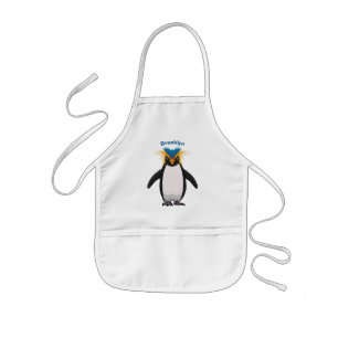 Tablier Enfant Illustration de mignon macaroni pingouin