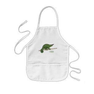 Tablier Enfant Illustration du caméléon de Jackson