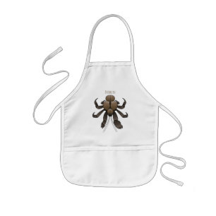 Tablier Enfant Illustration du crabe de coco