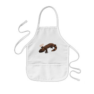Tablier Enfant Illustration du monstre Gila