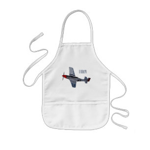 Tablier Enfant Illustration d'un avion de chasse-bombardier