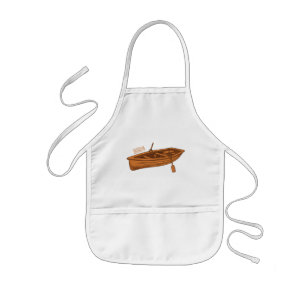 Tablier Enfant Illustration d'un bateau à roues