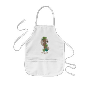 Tablier Enfant Illustration d'une anteure de pangolin mignonne