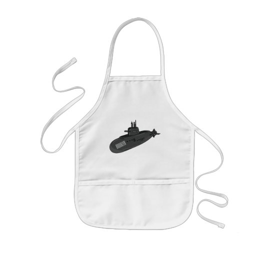 Tablier Enfant Illustration sous-marine (Devant)