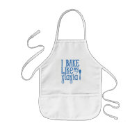 J'ai fait comme mon Yiayia fun Greek Kids' Apron