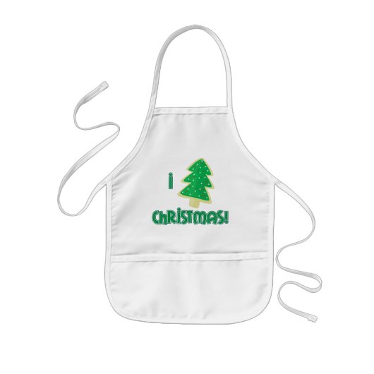 Tablier Enfant J'aime Noël ! (Devant)