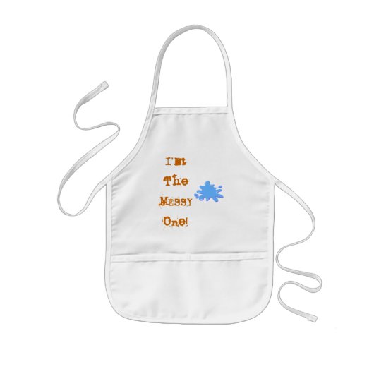 Tablier Enfant Je suis le MALPROPRE ! (Devant)