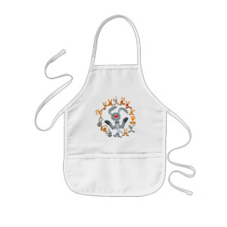 Tablier Enfant Joli lapin caricature Mandala Enfants Apron