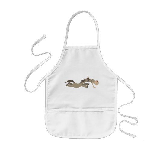 Tablier Enfant Joli Swift Cartoon Cheval Enfants Apron (Devant)
