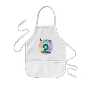 Tablier Enfant Joyeux 9e anniversaire