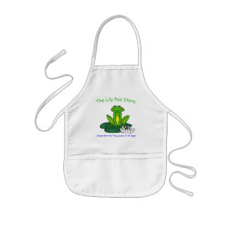 Tablier Enfant Kid's Frog on a Lily Pad Apron