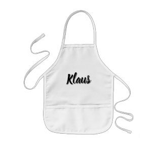 Tablier Enfant Klaus Nom D'homme,