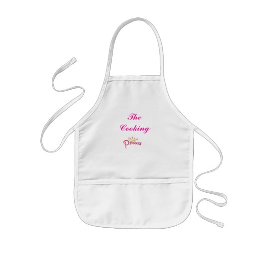 Tablier Enfant la princesse de cuisine (Devant)