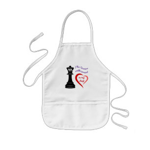 Tablier Enfant La reine de mon coeur