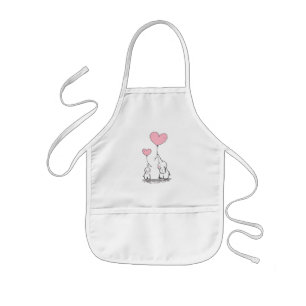 Tablier Enfant L'amour des éléphants