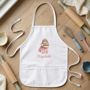 Tablier Enfant Lapin de boulangerie personnalisé mignon