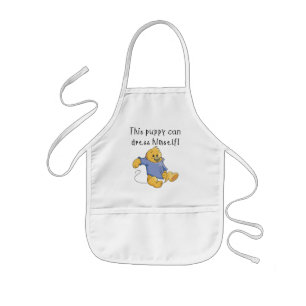Tablier Enfant Le chiot habillent des T-shirts et des cadeaux