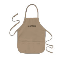 Lettres noires "Unicorne" minimaliste blanc