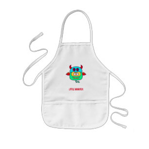 Tablier Enfant Little Monster (texte personnalisable)