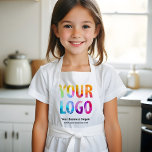 Tablier Enfant Logo de la société personnalisée École Uniforme pr<br><div class="desc">Personnalisez facilement ce tablier personnalisé avec le logo de votre entreprise. Les tabliers promotionnels personnalisés portant le logo de votre entreprise peuvent être un uniforme pour les employés, le personnel d'attente et les ateliers, ou des cadeaux promotionnels pour les clients. Ce tablier avec poche est idéal pour les enfants. Disponible...</div>