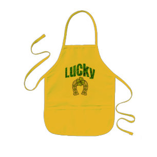 Tablier Enfant Lucky St. Patricks Day Shamrock Cuisine