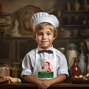 Tablier Enfant Membre fier Père Noël Cuisinière Baker Noël