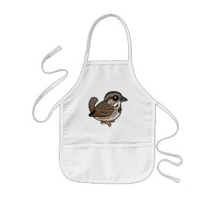 Tablier Enfant Moineau de chanson de Birdorable