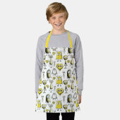 Tablier enfant Monstre Jaune (Porté)