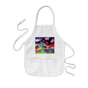 Tablier Enfant Motif de style graffiti