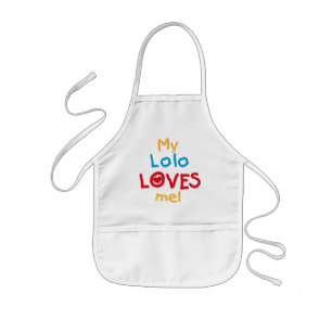 Tablier Enfant My Lolo Loves Me T-shirts et cadeaux