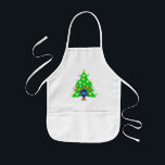 Tablier Enfant Noël et Hanoukka ensemble<br><div class="desc">Noël et Hanoukka sur des cadeaux pour les familles interconfessionnelles qui célèbrent la joie de Noël et la beauté de Chanukah. Comporter l'arbre et le menorah de Noël avec l'étoile de David juive entourée par des vacances présente sur les cartes de voeux, l'affranchissement, les idées de cadeau et l'habillement pour...</div>