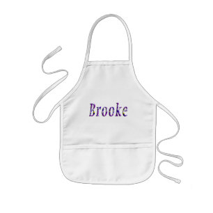 Tablier Enfant Nom Brooke Floral Violet