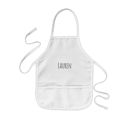 Tablier Enfant Nom Personnalisé (Devant)